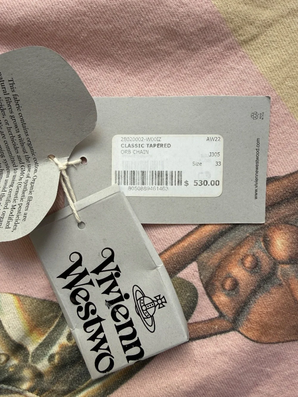 Vivienne Westwood New 530$ A/W 2022 over orb jeans w/ - Picture 11 of 11